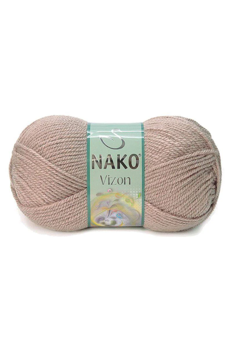 5'li Vizon Premium Akrilik El Örgü İpi - Renk 257 Sütlü Kahve, 100g, 195mt Fiyatı, Yorumları ve Özellikleri