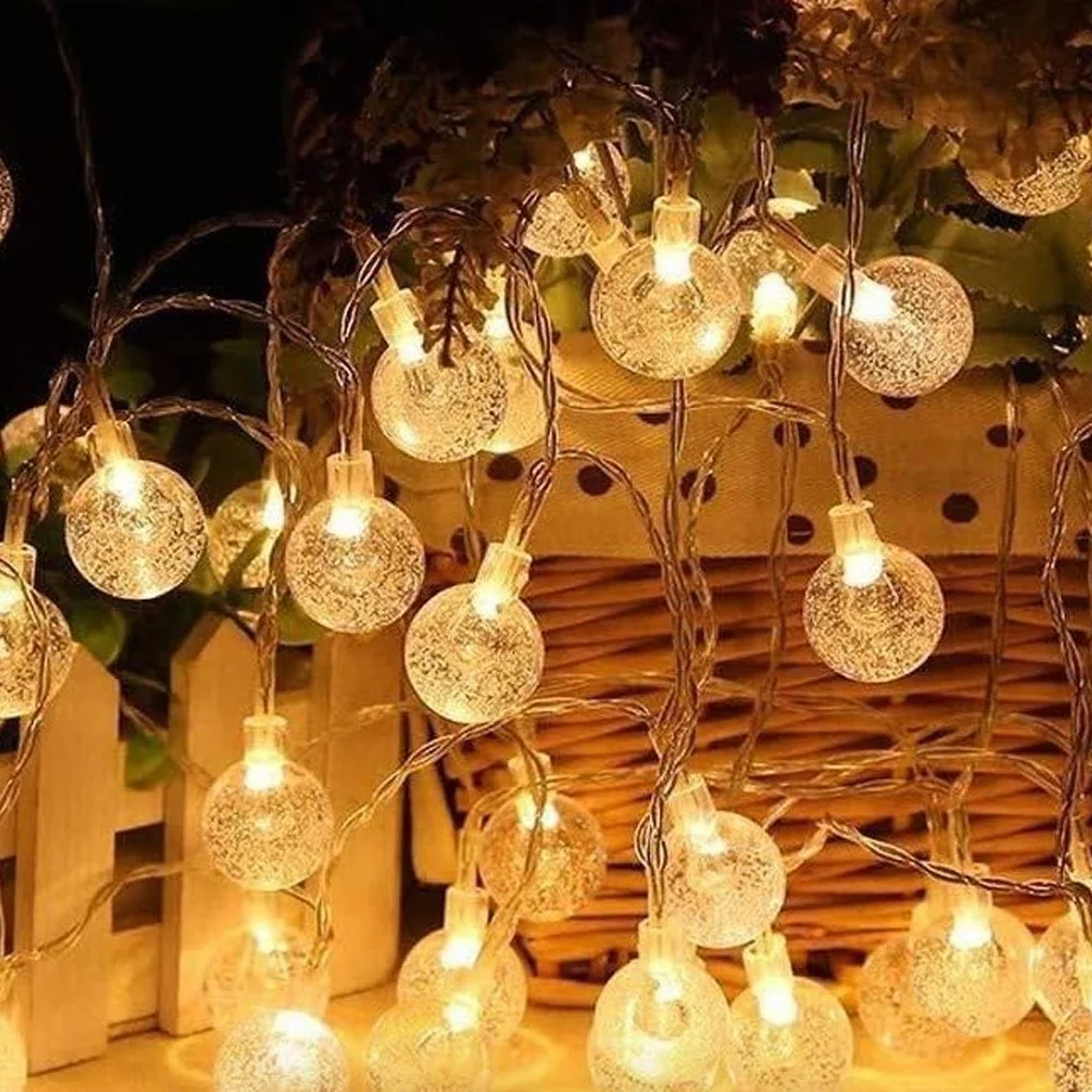 5M 28 Led Kristal Top Gün Işığı Şeffaf Kablo Fişli Eklemeli MZ-18-14 Fiyatı, Yorumları ve Özellikleri