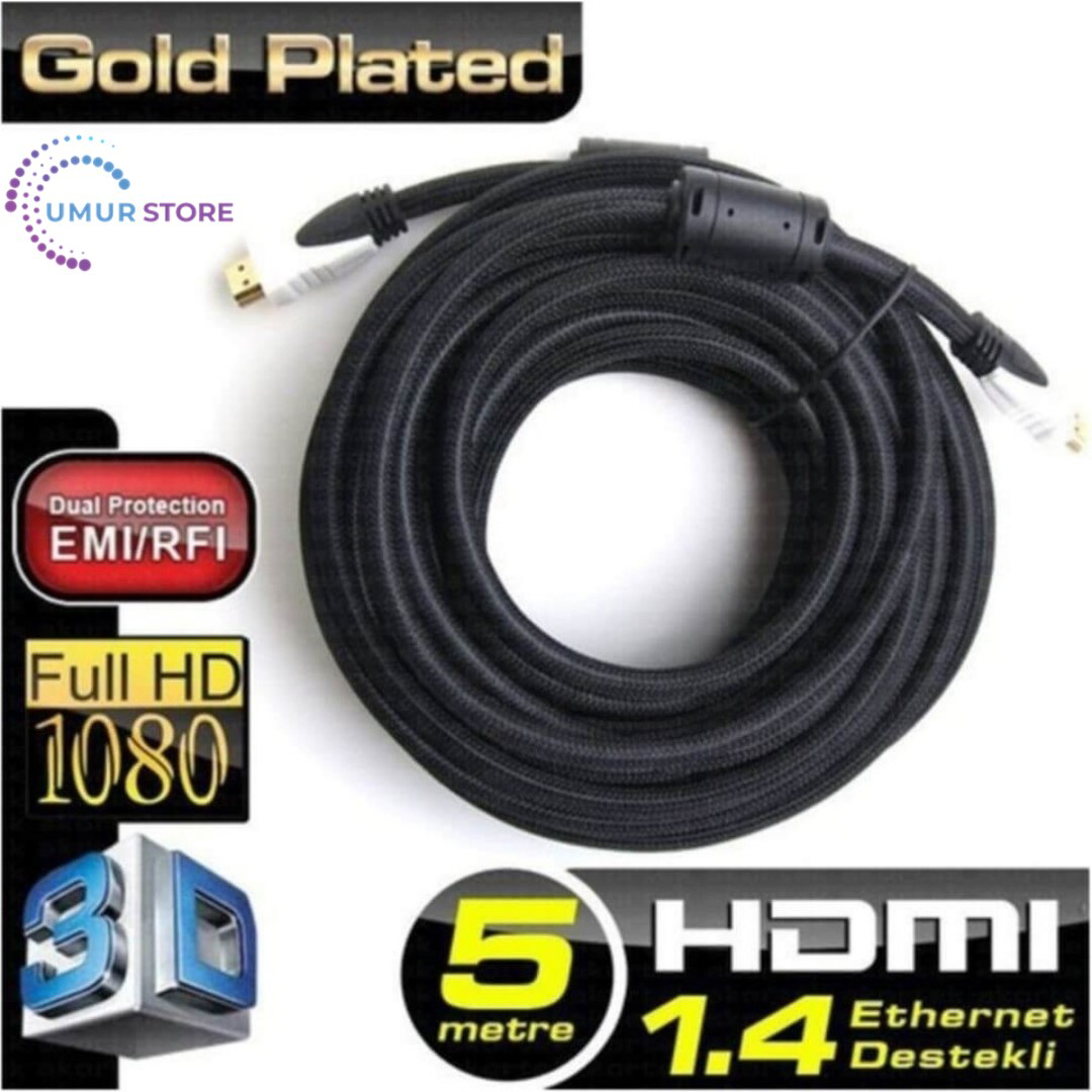 5mt Hdmi v1.4 3d led-lcd-ps3 Kablo