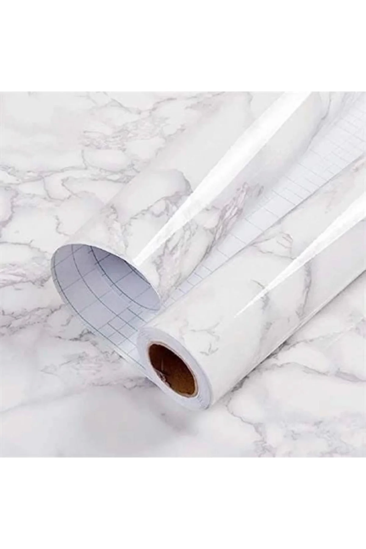 5mt X 60 Cm Mermer Desenli Masa Tezgah Mutfak Su Geçirmez Yapışka