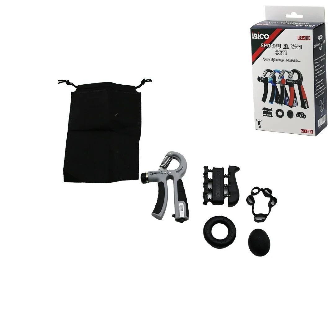 5pcs El Spor Aletleri Seti El Yayı - Halka - Yumurta - Geçmeli Parmaklık - Yaylı Parmaklık Bx40 5pcs El Spor Aletleri Seti El Yayı - Halka - Yumurta - Geçmeli Parmaklık - Yaylı Parmaklık Bx40