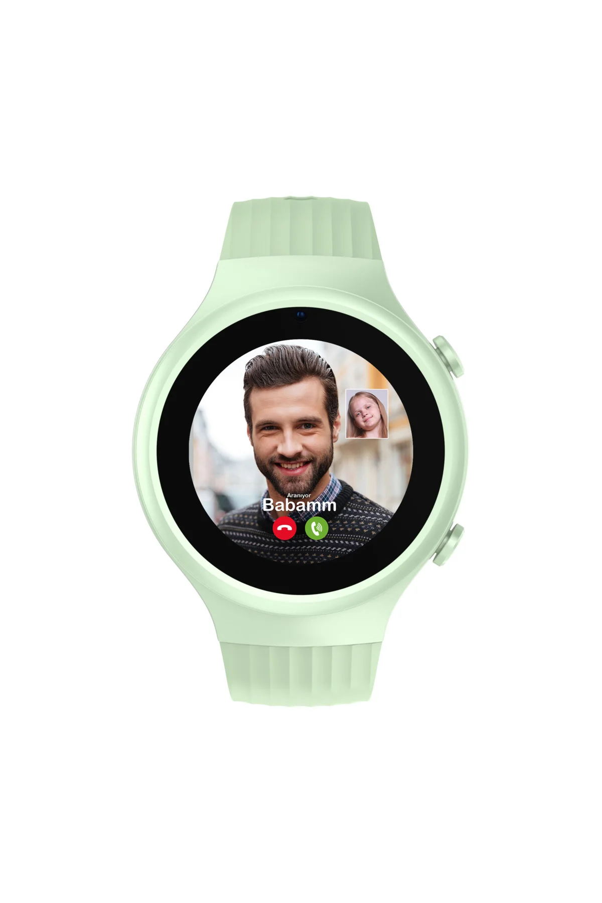 5S Akıllı Çocuk Saati - Görüntülü Arama, Gps, Sos, Sağlık Takibi, Güvenli Alan Yeşil