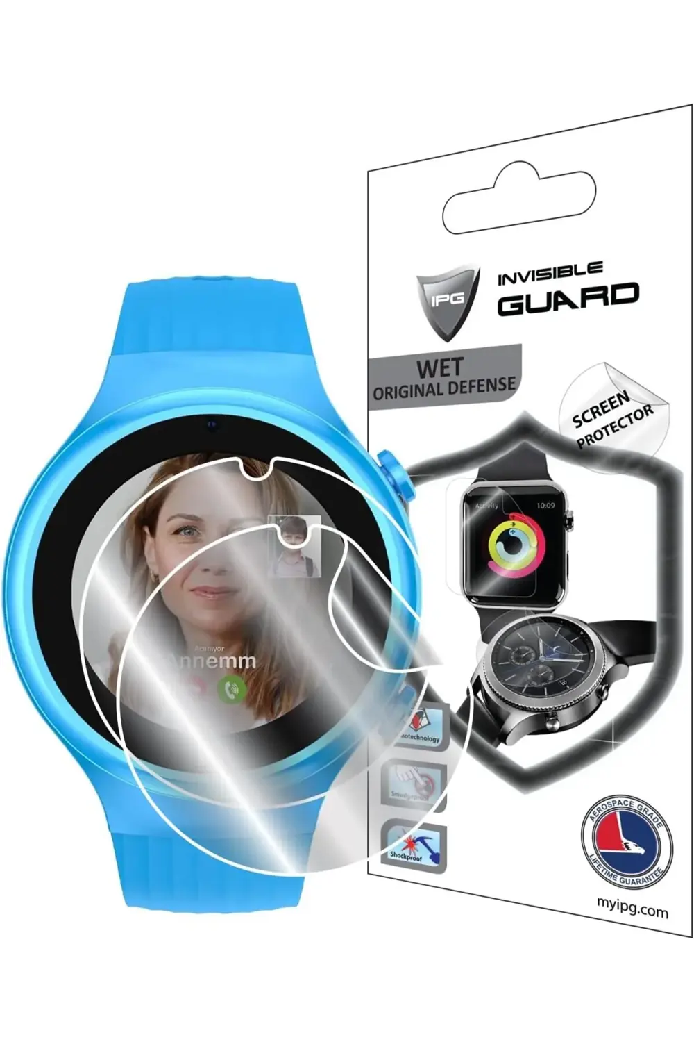 5S Akıllı Çocuk Saati ile uyumlu IPG HydroGel Ekran Koruyucu (2 A