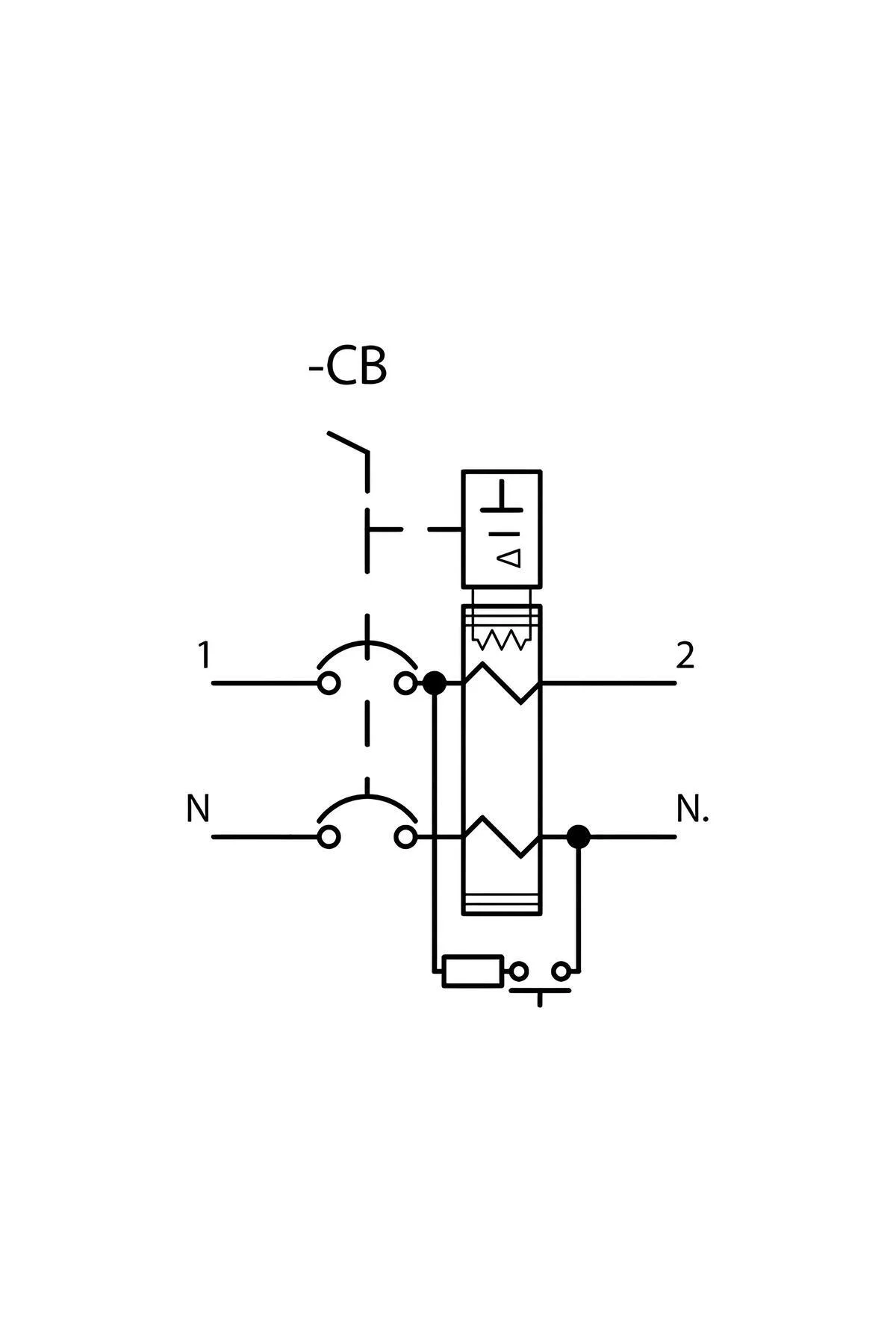 5sv4314-0 40a 30ma 230v (Faz+nötr) Kaçak Akım Koruma Rölesi - Görsel 3