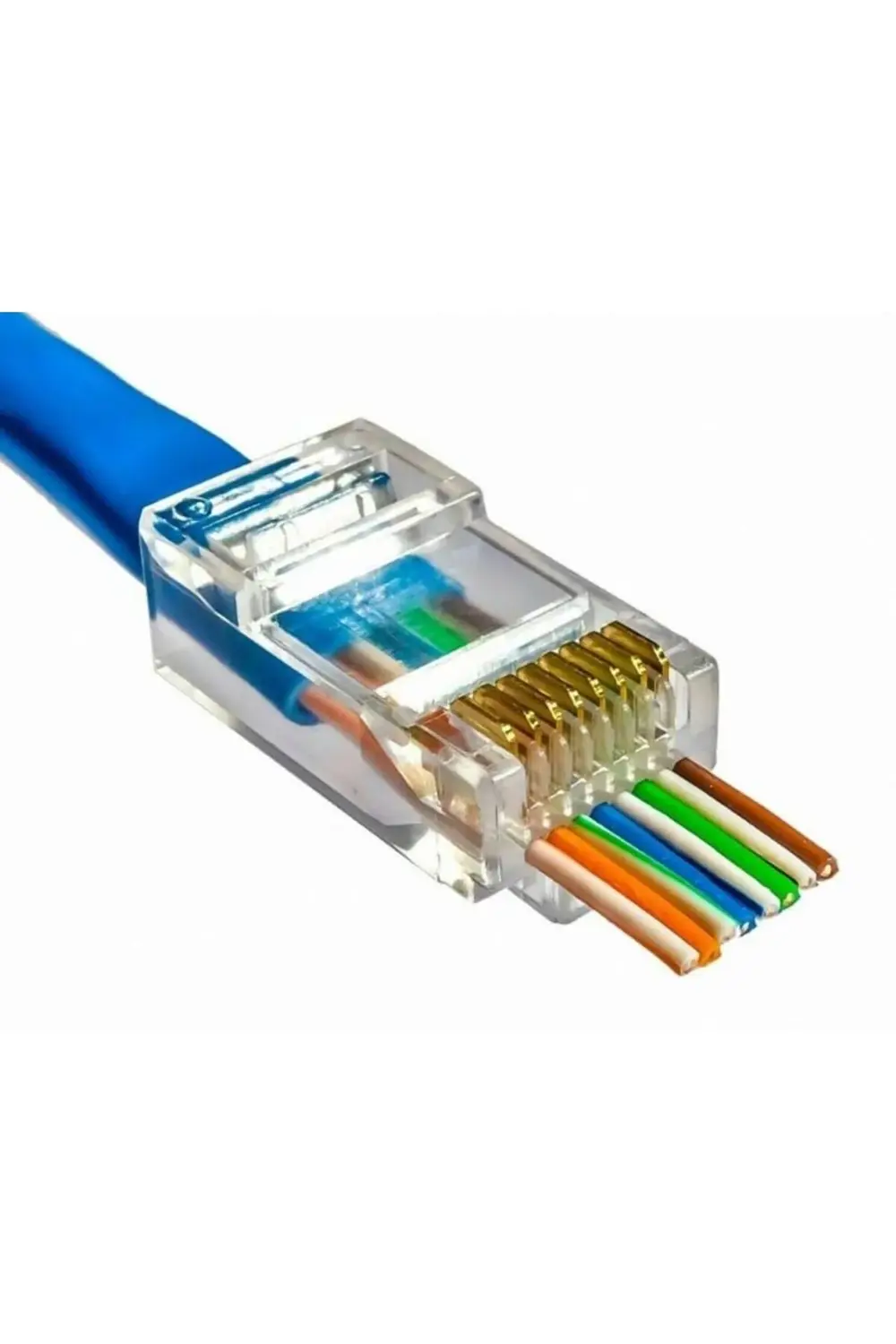 5t0ck H-607k Ez Yeni Nesil Rj45 Cat5/cat6 8p/8c Açik Uçlu Soket (