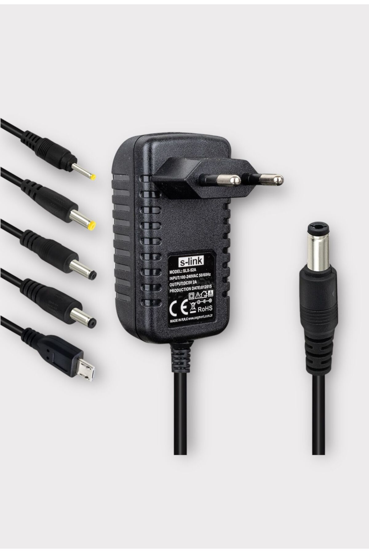 5V 2A Tablet PC Adaptörü Çok Uçlu (52A)