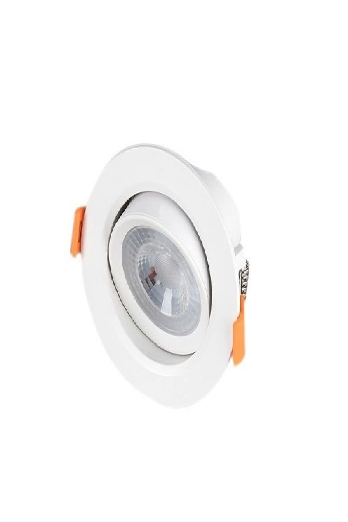5w Cob Led Downlıght Armatür Beyaz Gövde Beyaz Işık Ct-5200-b