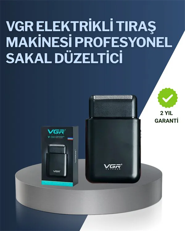 5W USB Şarjlı Sakal Şekillendirici – İki Başlıklı Su Geçirmez Tasarım