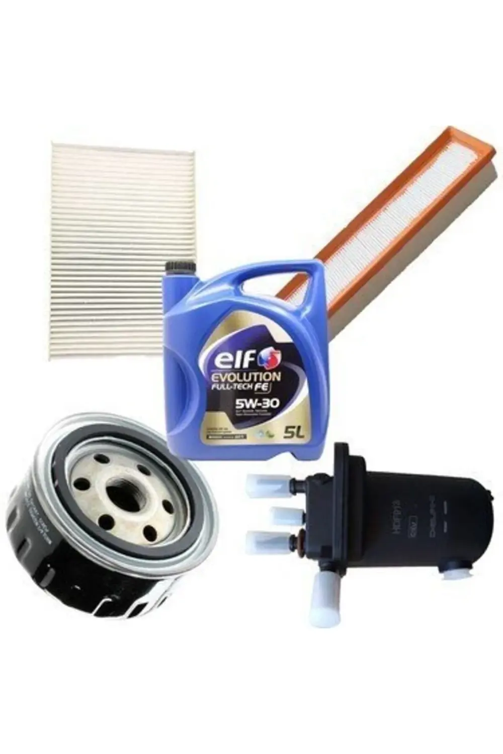5W30 5LT 2025 Ü.T+Renault Symbol 1.5 Dci Dizel Filtre Bakım Seti