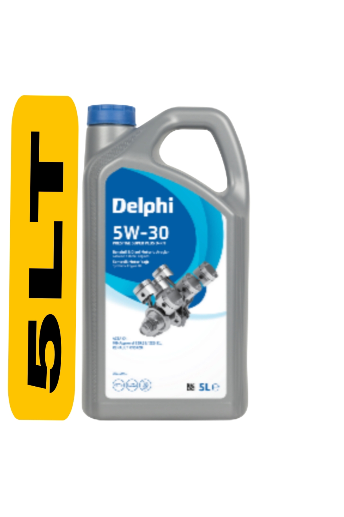 Delphi 5W30 5Lt + Dacia Duster 1.5 Dci Yağ Bakım Filtre Seti (2013-2018)