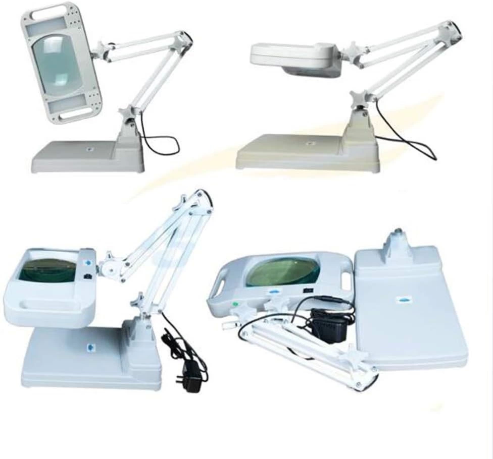 -5x 10x Büyüteç - Led Işıklı Süper Parlak Enerji Tasarruflu  Masa