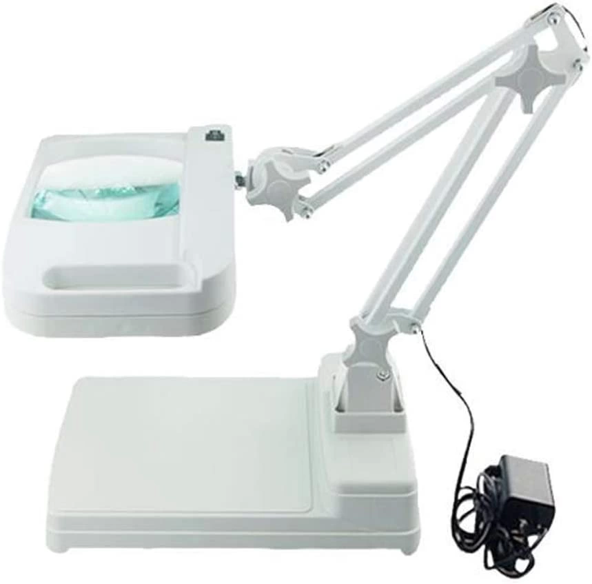 -5x 10x Büyüteç - Led Işıklı Süper Parlak Enerji Tasarruflu  Masa