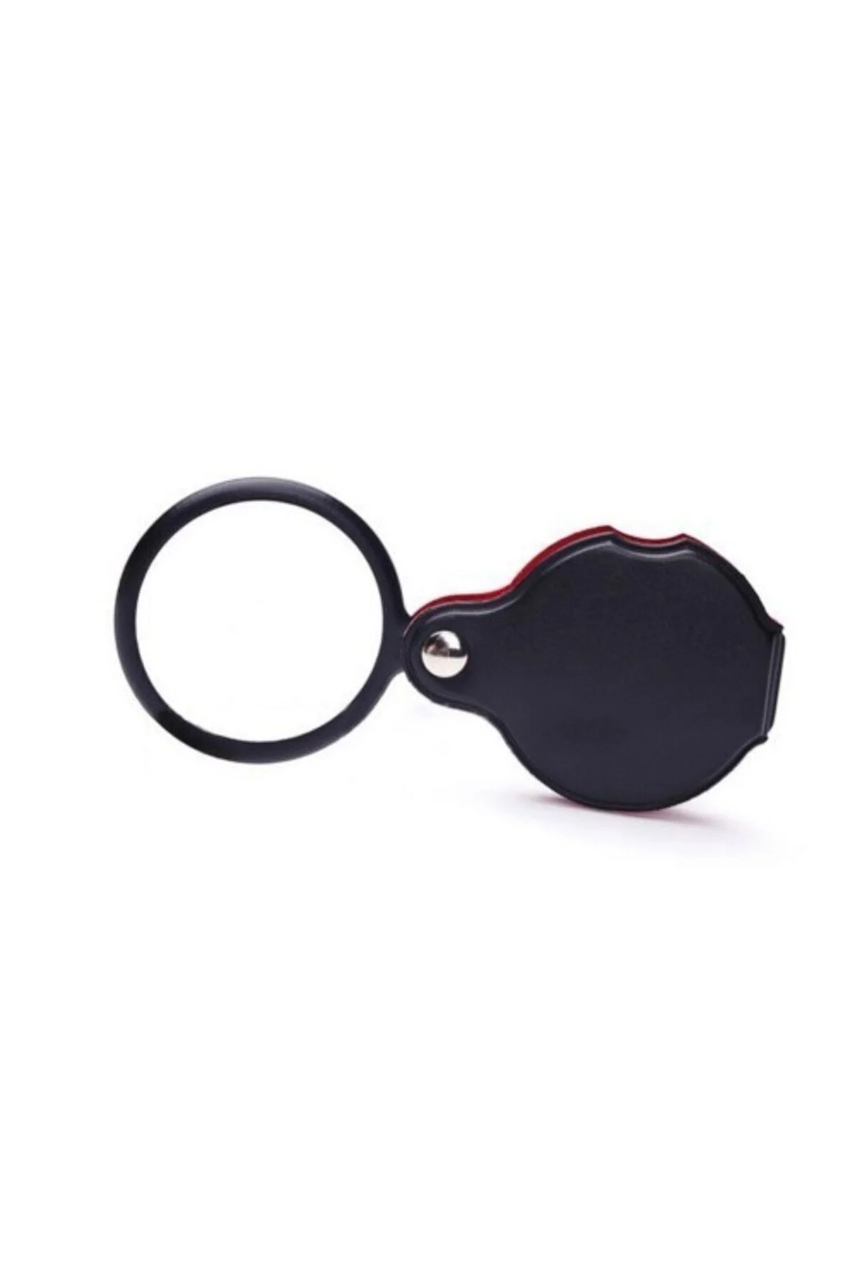 5x 60mm Cam Optik Lens,katlabilir,deri Kaplamalı Cep Büyüteçxx105