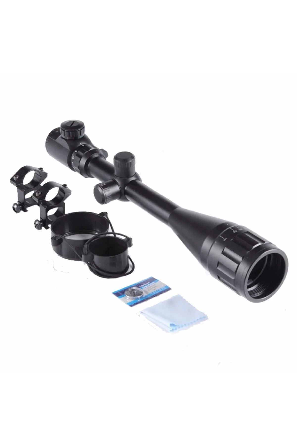 6-24x50 Aoe Dürbünü çift Işık Kırmızı,yeşil Kaynaklı Zoomlu ( Lis