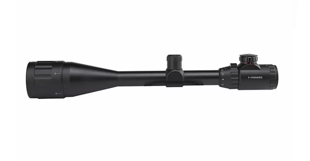 6-24x50 Aoe  Dürbünü çift Işık Kırmızı,yeşil Kaynaklı Zoomlu ( Li