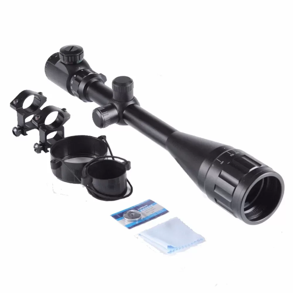 6-24x50 Aoe  Dürbünü çift Işık Kırmızı,yeşil Kaynaklı Zoomlu ( Li