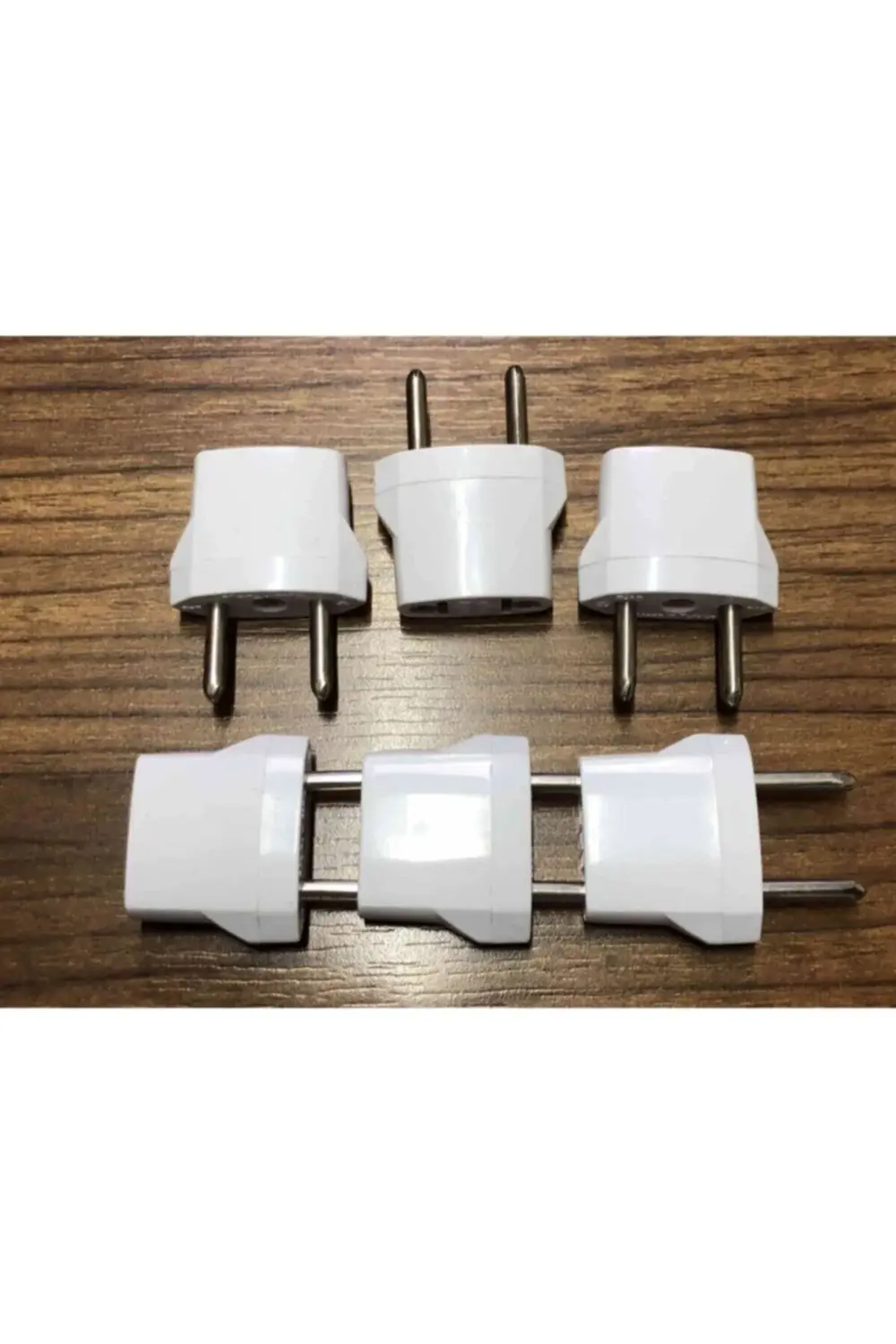 6 Adet Amerikan Uçlu Prizlerini Türk Uçlu Pirize Çevirici Dönüştü