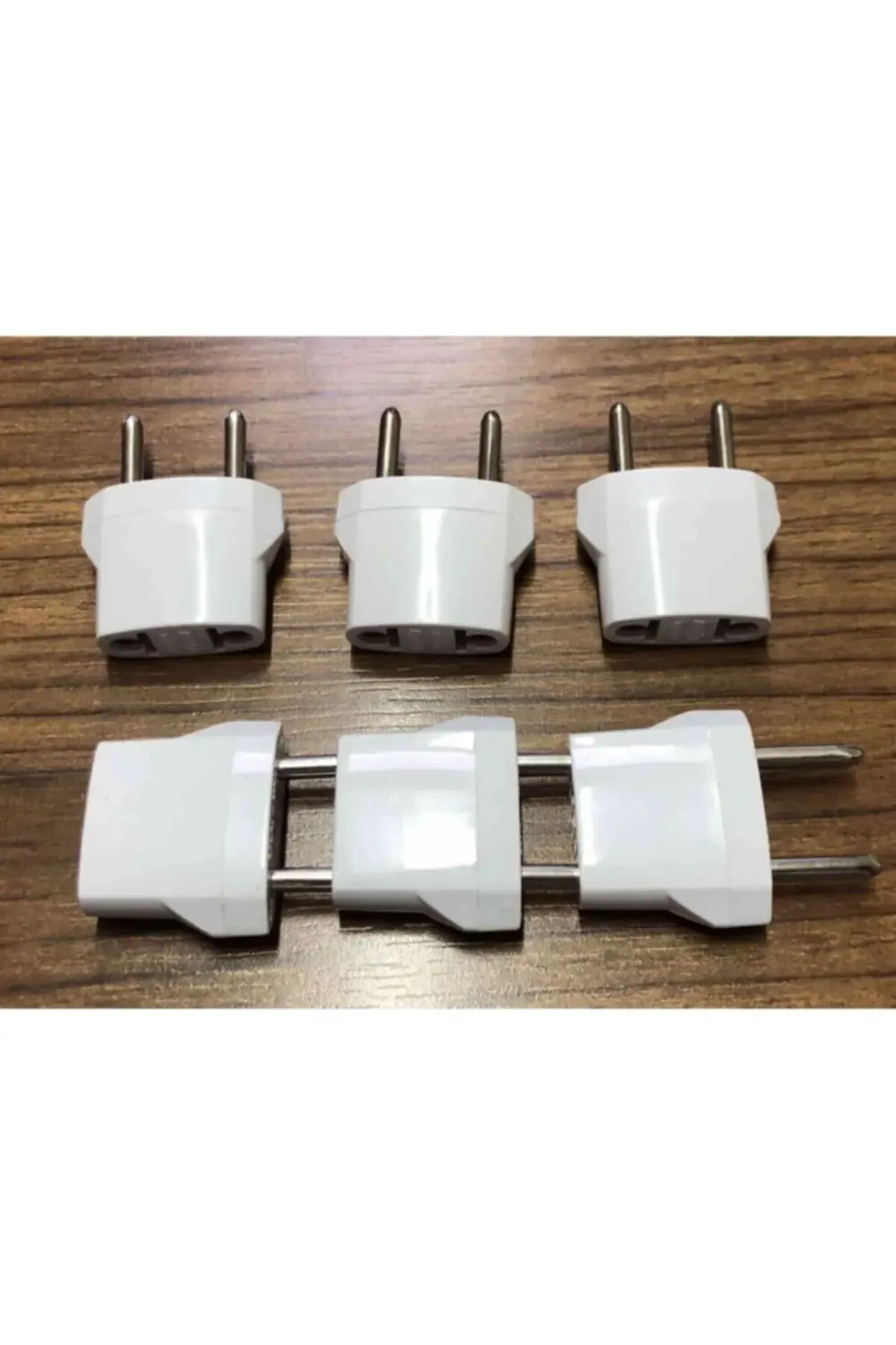 6 Adet Amerikan Uçlu Prizlerini Türk Uçlu Pirize Çevirici Dönüştü