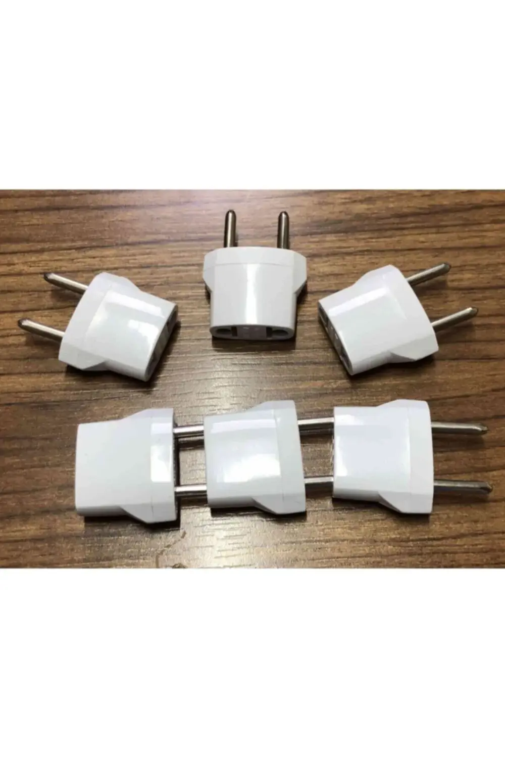 6 Adet Amerikan Uçlu Prizlerini Türk Uçlu Pirize Çevirici Dönüştü