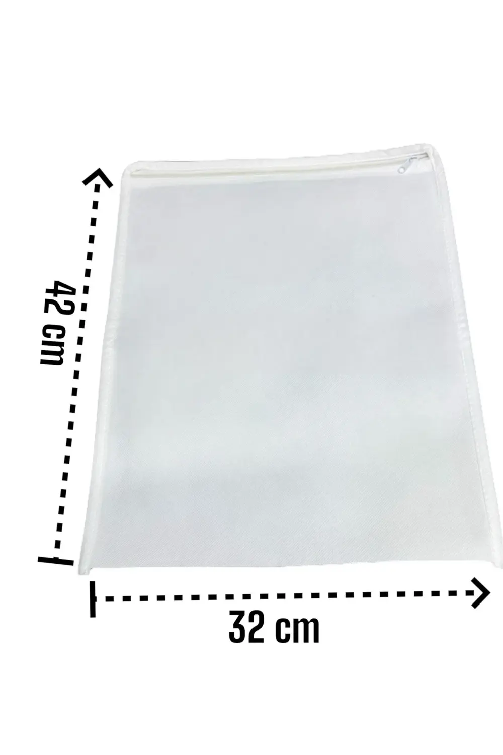 6 Adet Beyaz Ayakkabı Saklama Çantası Seyahat Hurcu Çok Amaçlı Fe