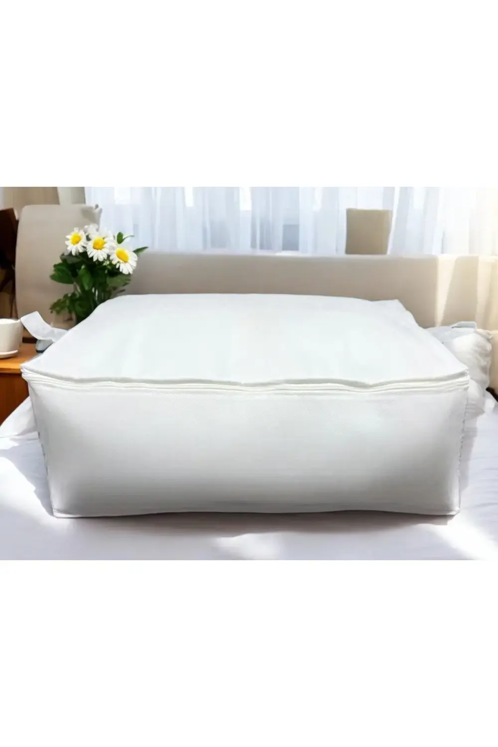 6 Adet Beyaz Baza Altı Ve Çekyat Tipi Hurç 62 X 44 X 22 Cm XLarge