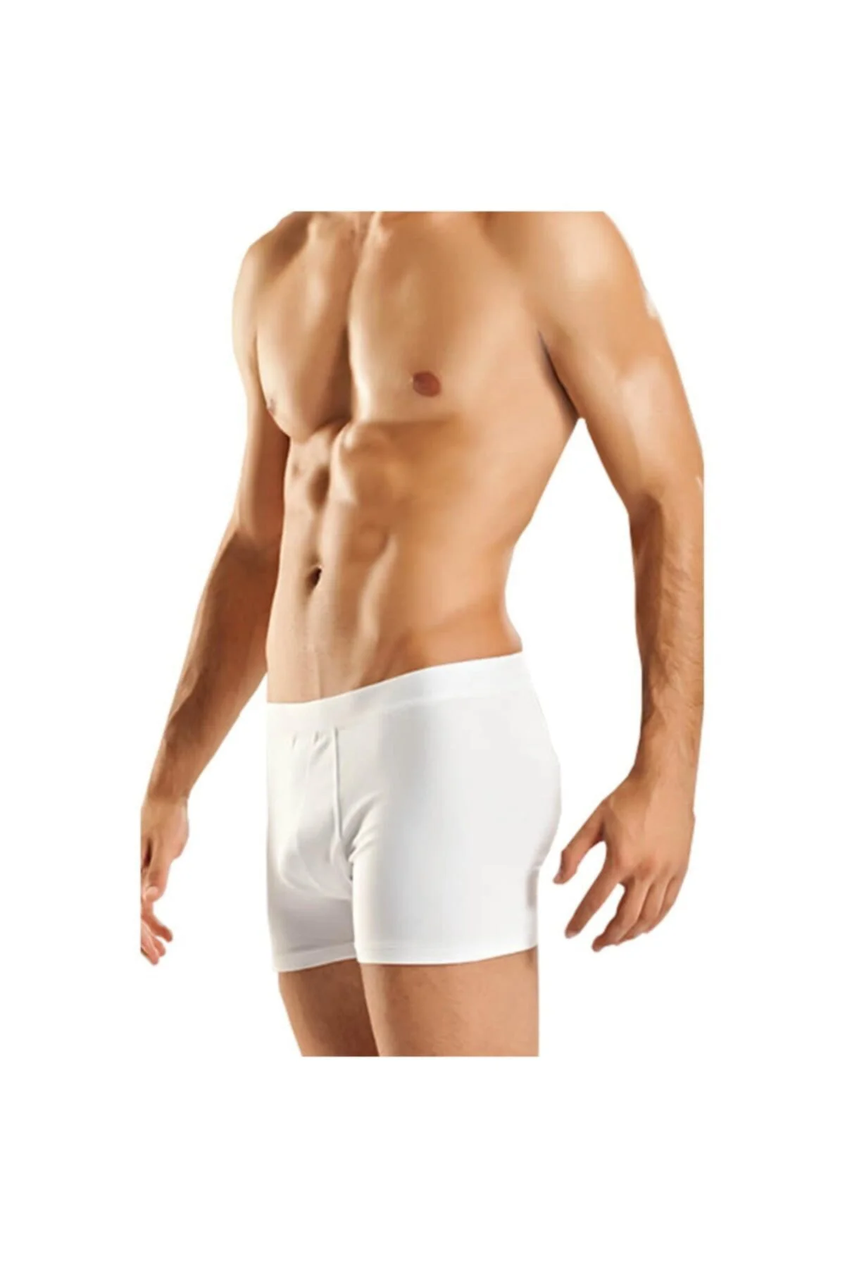 6 Adet Beyaz Renk Modal Boxer 6 Adet Beyaz Renk Modal Boxer