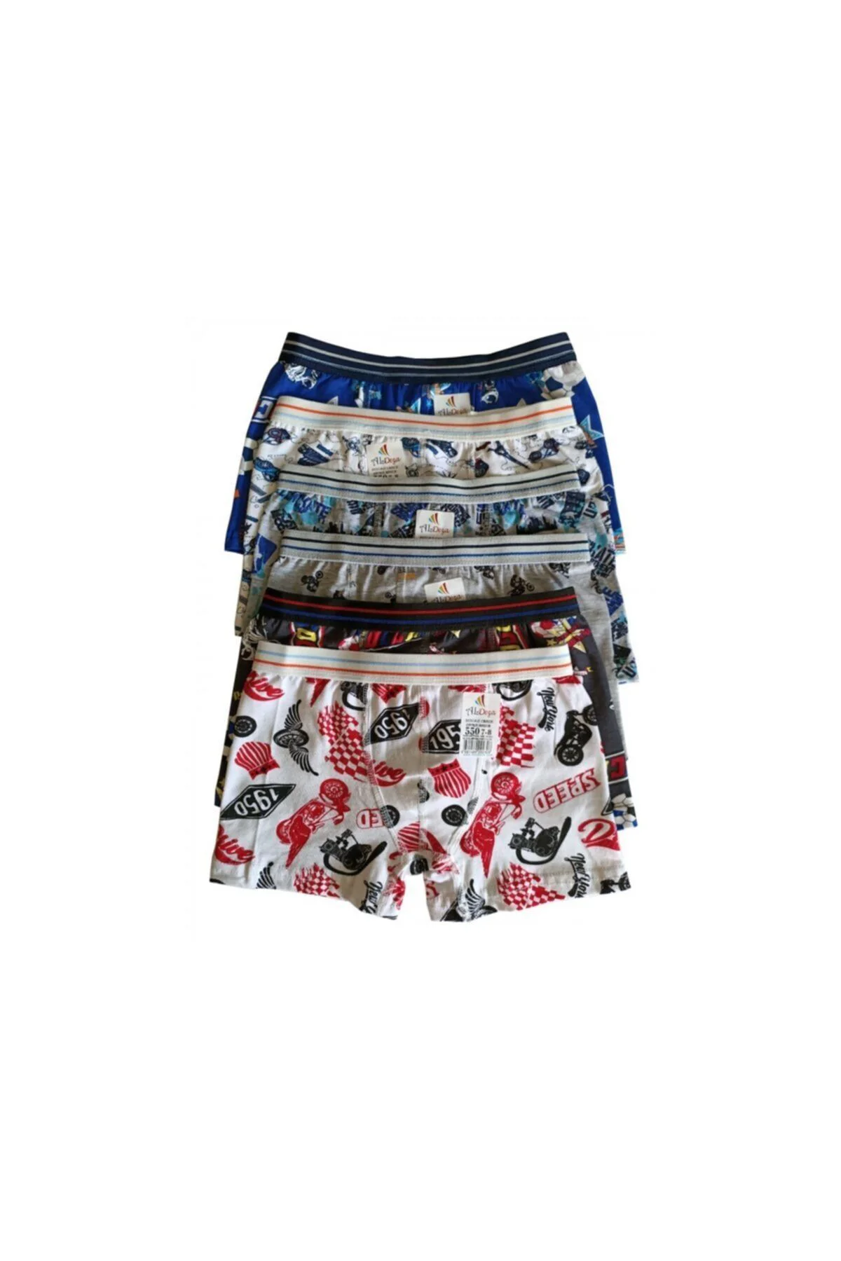 6 Adet Çocuk Boxer