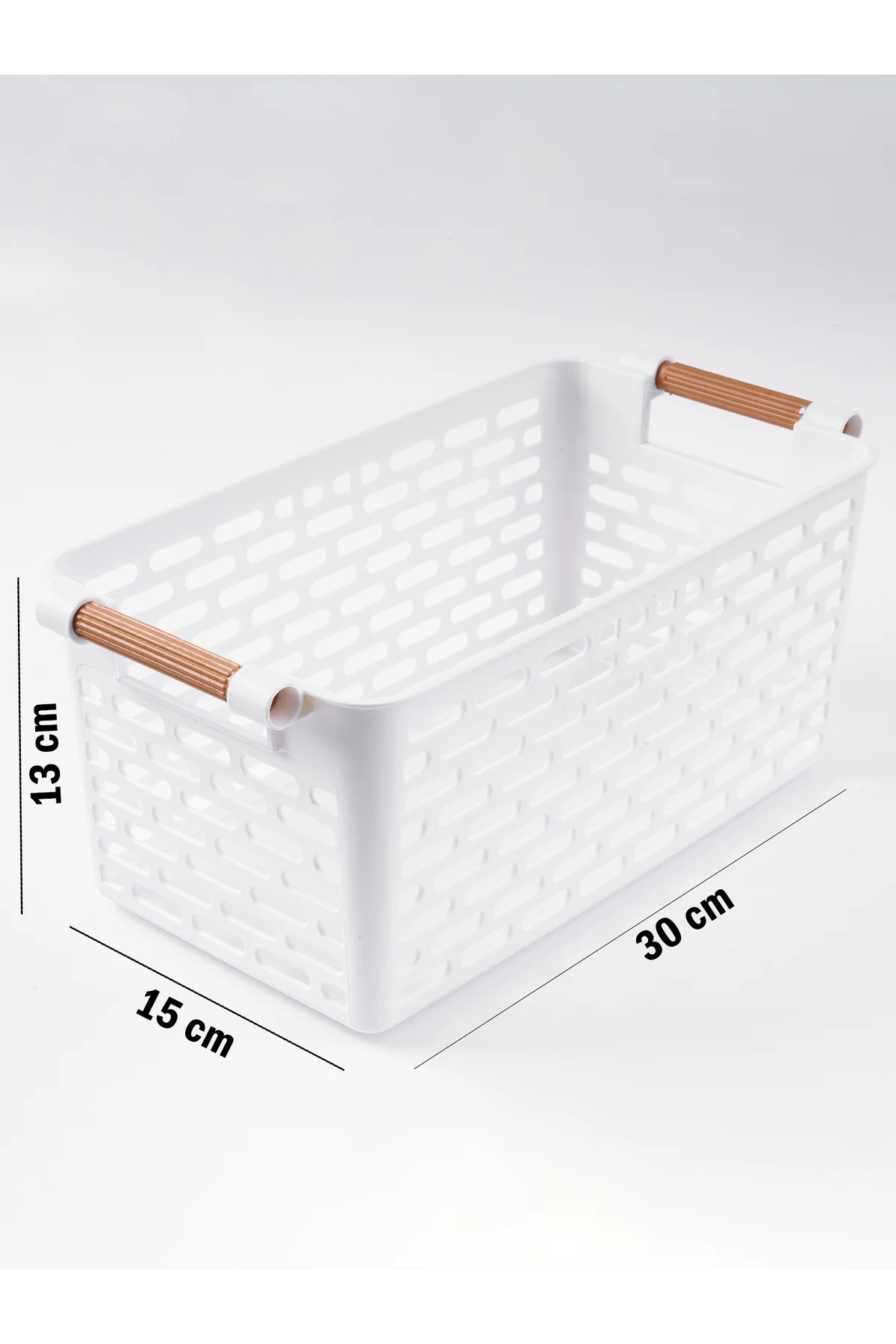 6 Adet Çok Amaçlı Tutacaklı Organizer Sepet - Dolap Içi Ve Buzdol