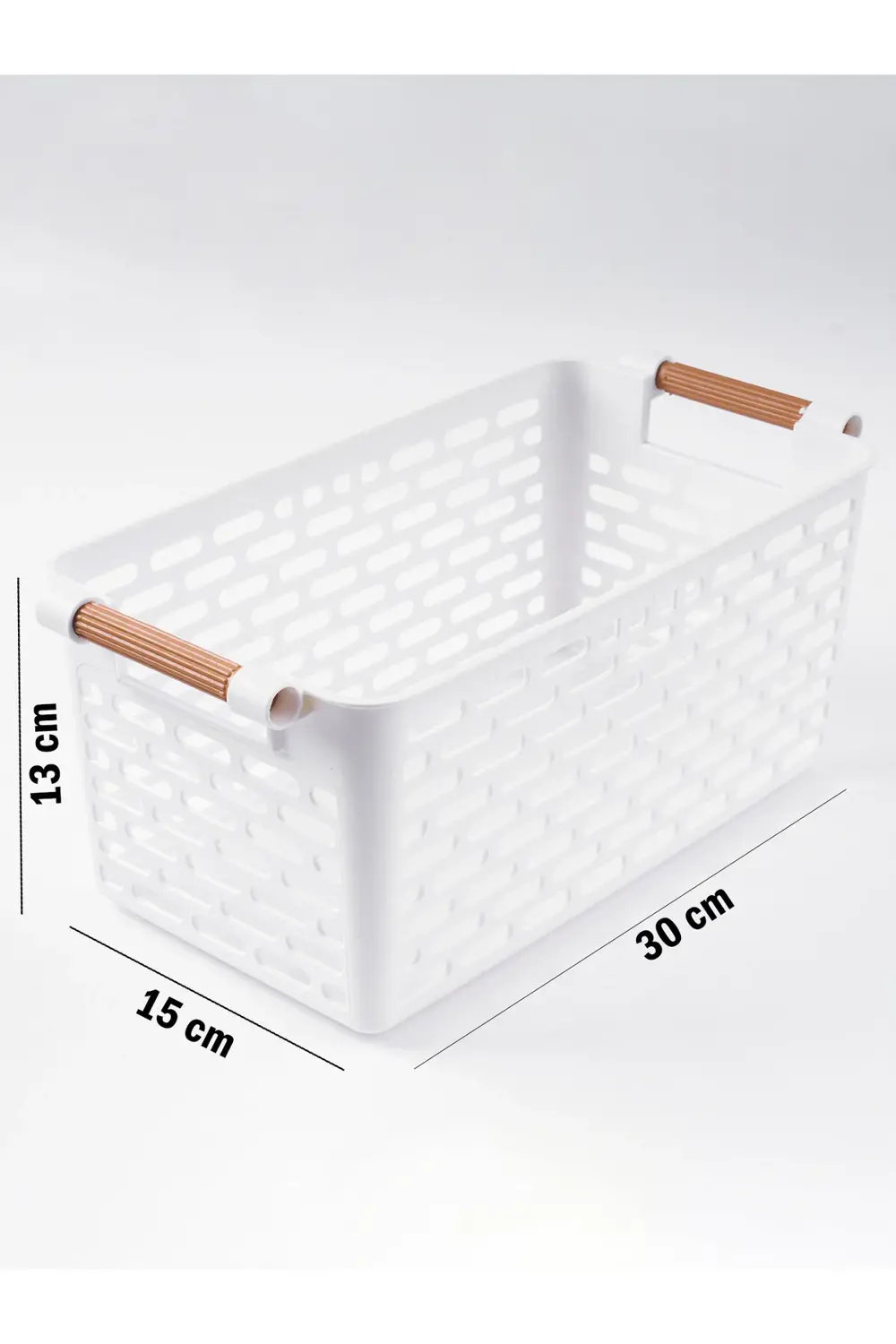 6 Adet Çok Amaçlı Tutacaklı Organizer Sepet - Dolap Içi Ve Buzdol