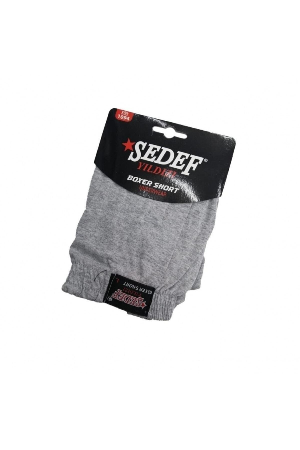 6 Adet Gri Renk Ekonomik Havlu Bel Boxer