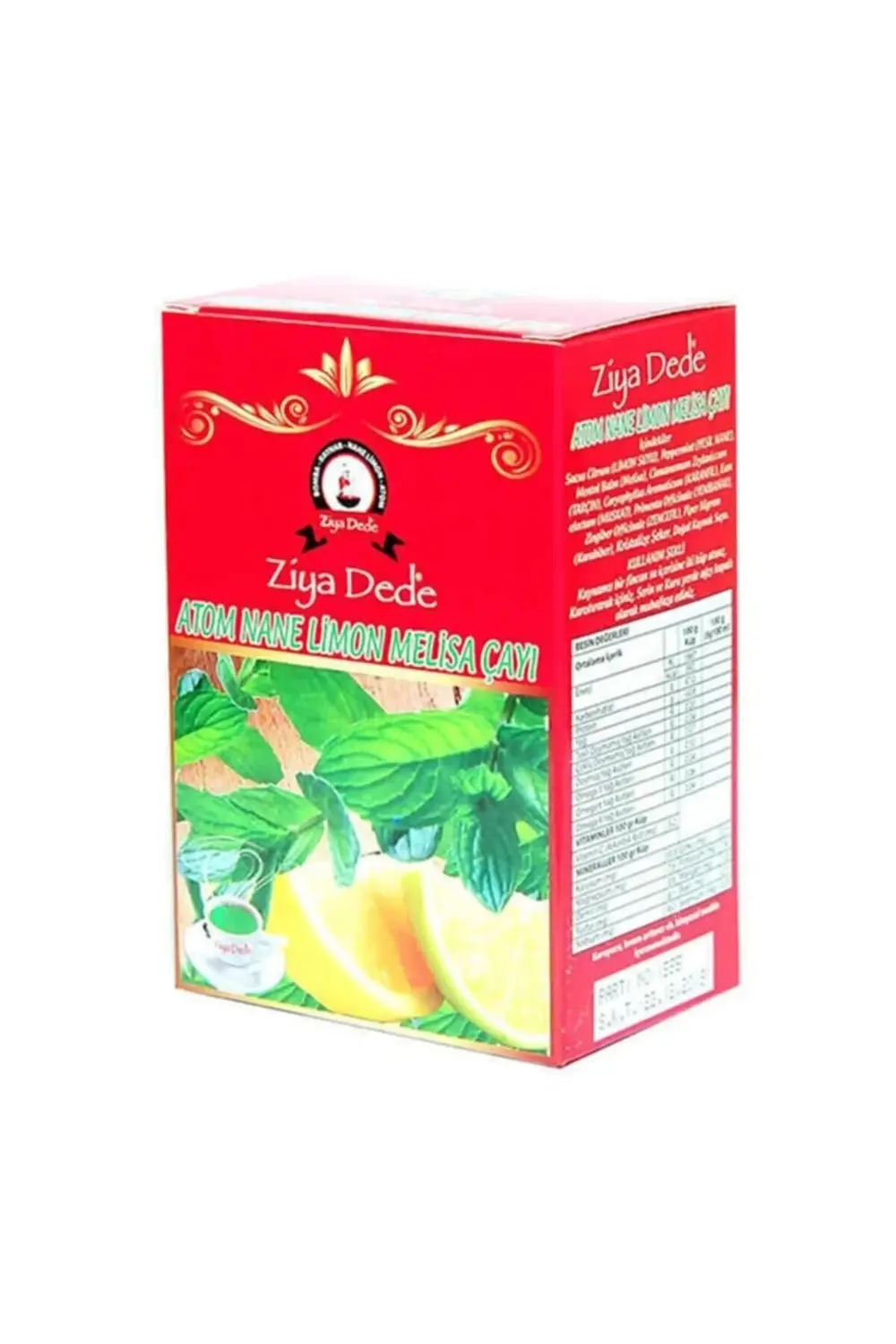 6 Adet Kutu Ziya Dede Nane Limon Melisa Atom Çayı 140 Gr