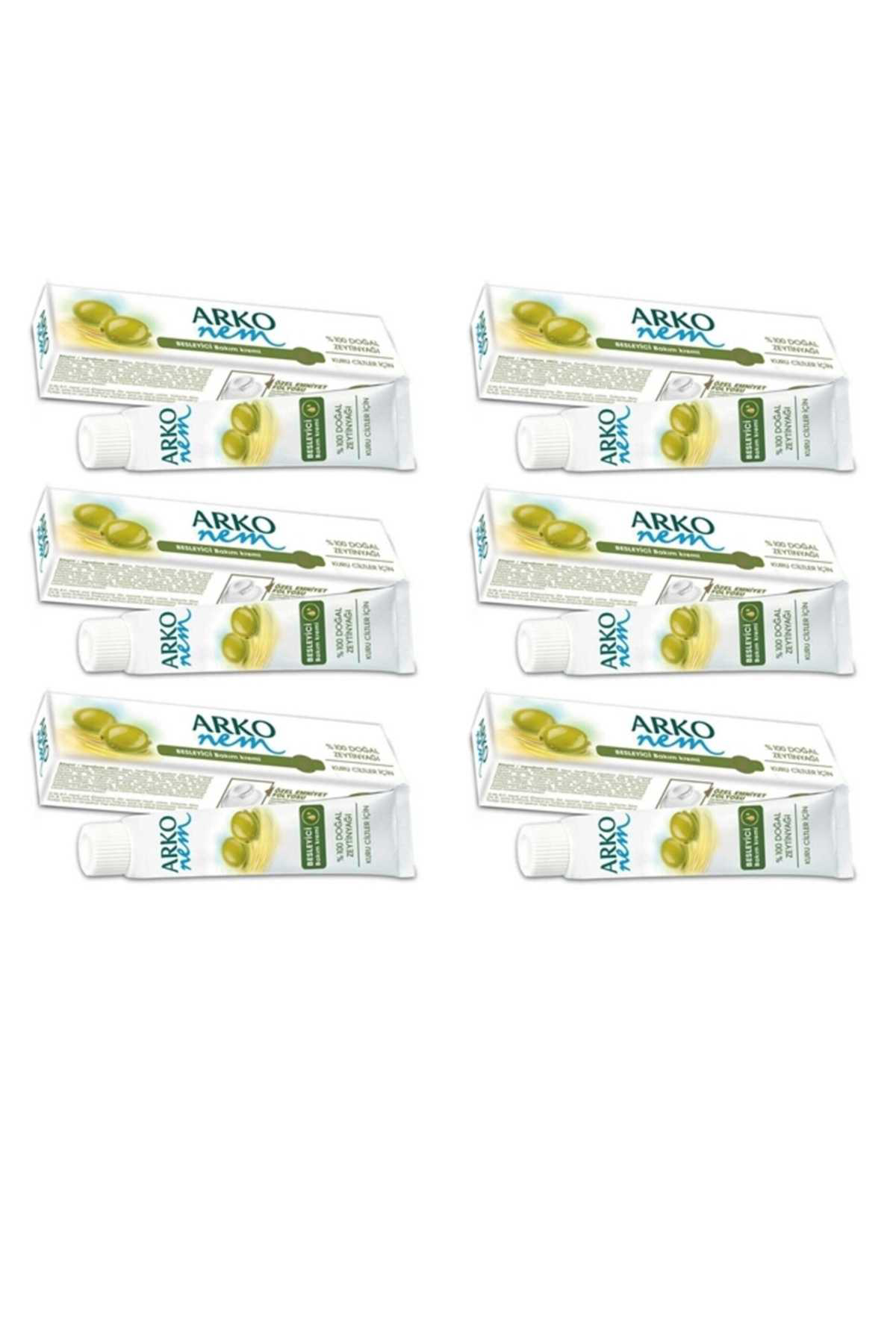 Just Cheap Store 6 Adet Naturel Zeytinyaği El Ve Vücut Bakim Kremi 20 Cc