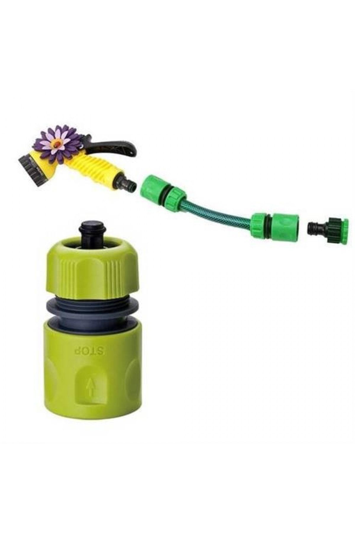 Homecare 6 Adet Otomatik Stoplu Hortum Adaptörü 715996