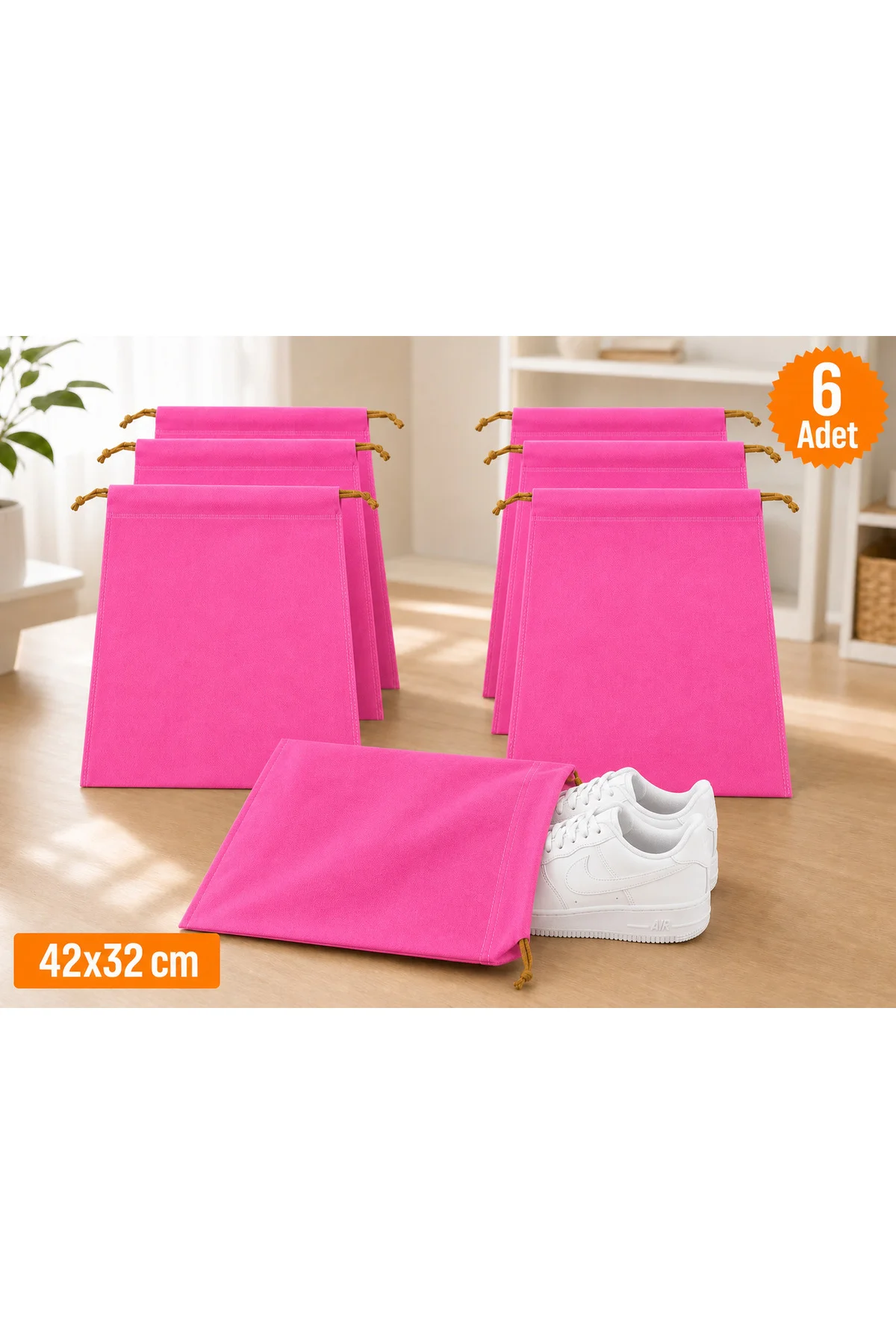6 Adet Pembe Büzgülü Ayakkabı Saklama Çantası Seyahat Hurcu Çok Amaçlı Dolap Çekmece Valiz Düzenleyici 6 Adet Pembe Büzgülü Ayakkabı Saklama Çantası Seyahat Hurcu Çok Amaçlı Dolap Çekmece Valiz Düzenleyici