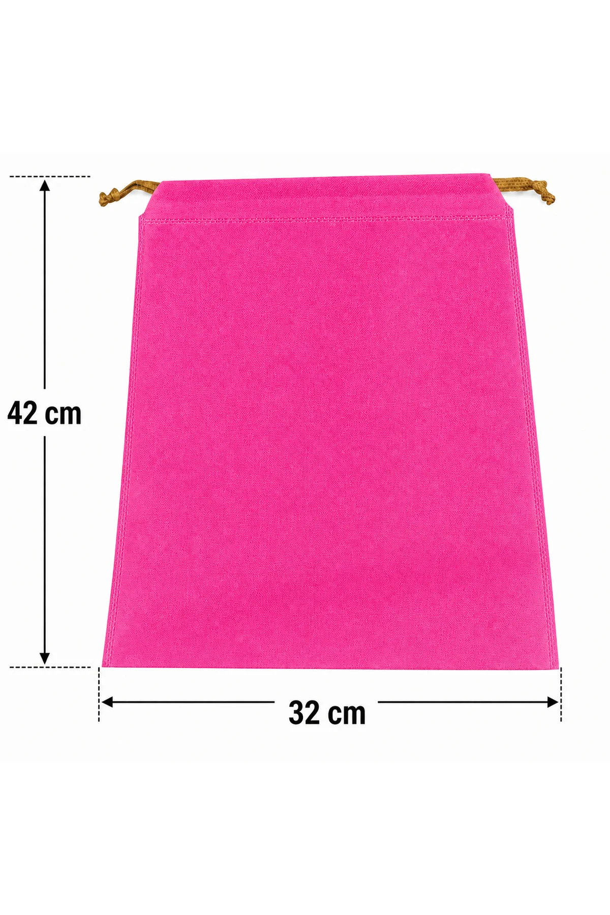 6 Adet Pembe Büzgülü Ayakkabı Saklama Çantası Seyahat Hurcu Çok Amaçlı Dolap Çekmece Valiz Düzenleyici