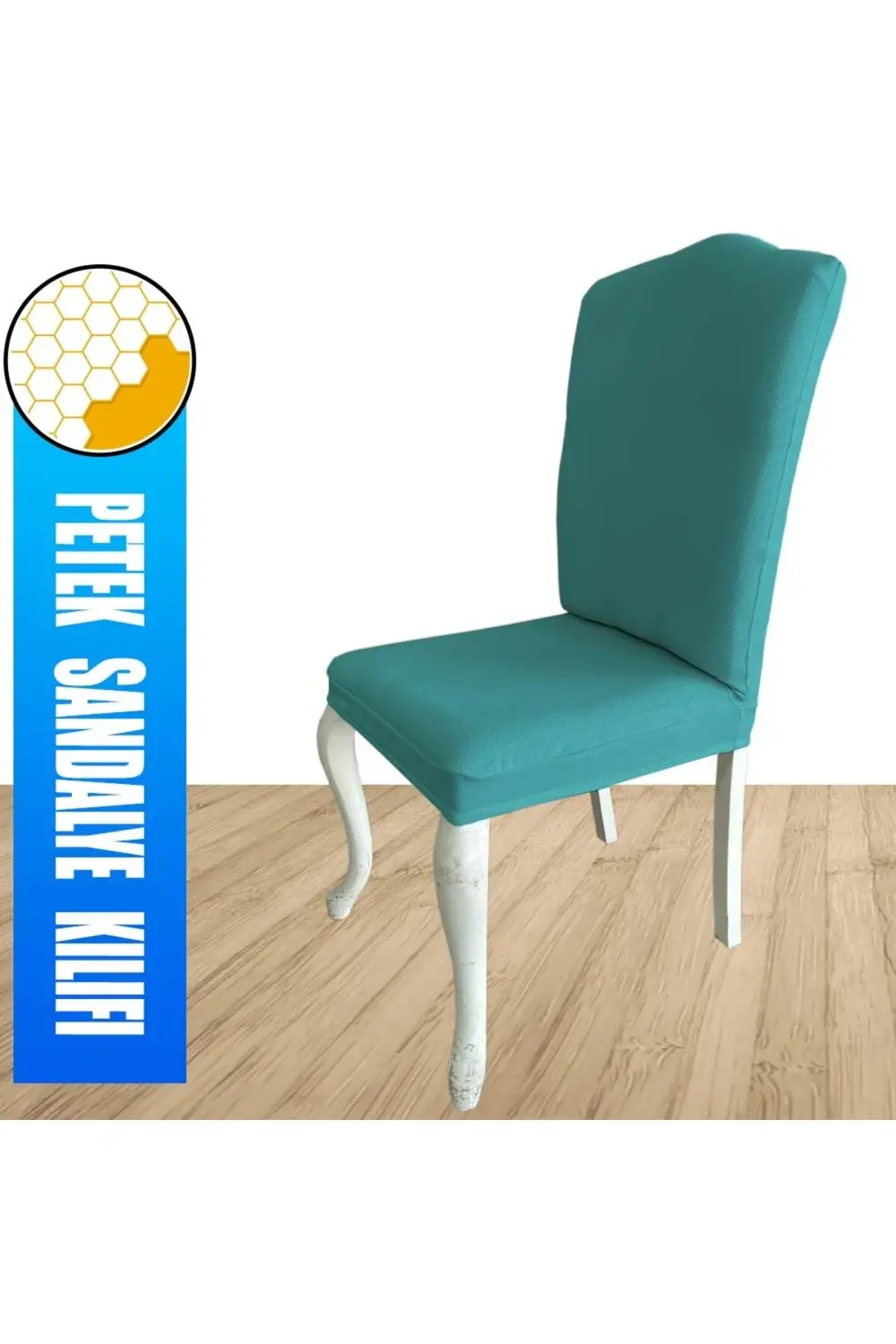 6 Adet Petek Kumaş Avangarde Tipi Sandalye Kılıfı & Sandalye Örtü