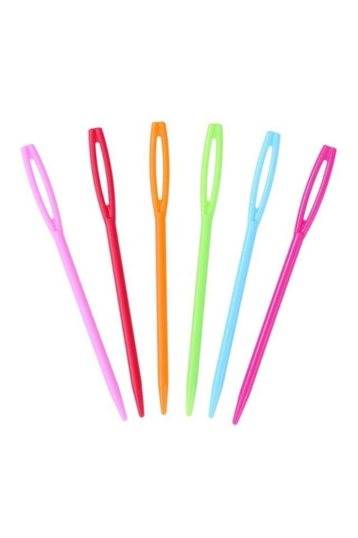 Just Cheap Store 6 Adet Plastik Yün İğnesi 9Cm