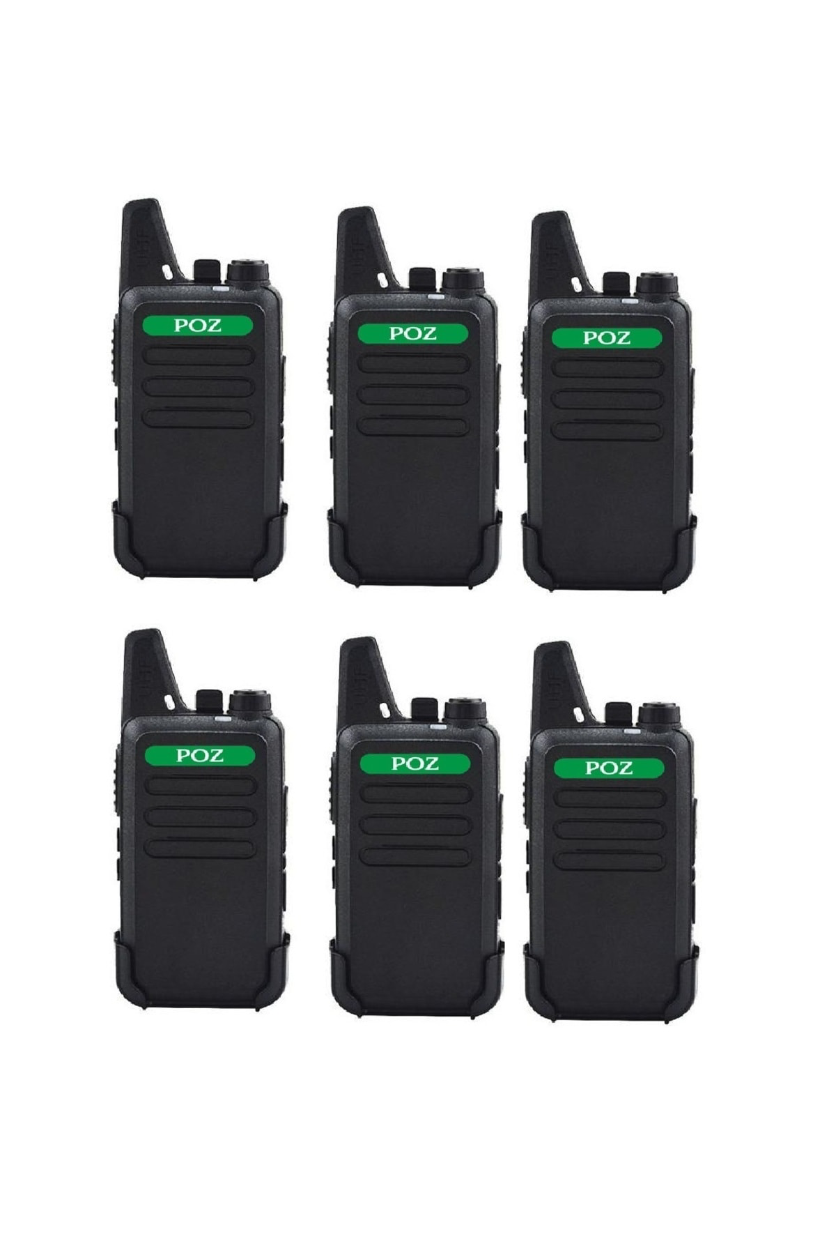 6 ADET Pmr 446 TYPE-C SARJ El Telsizi Wln Kulaklık Telsiz Tam Tak