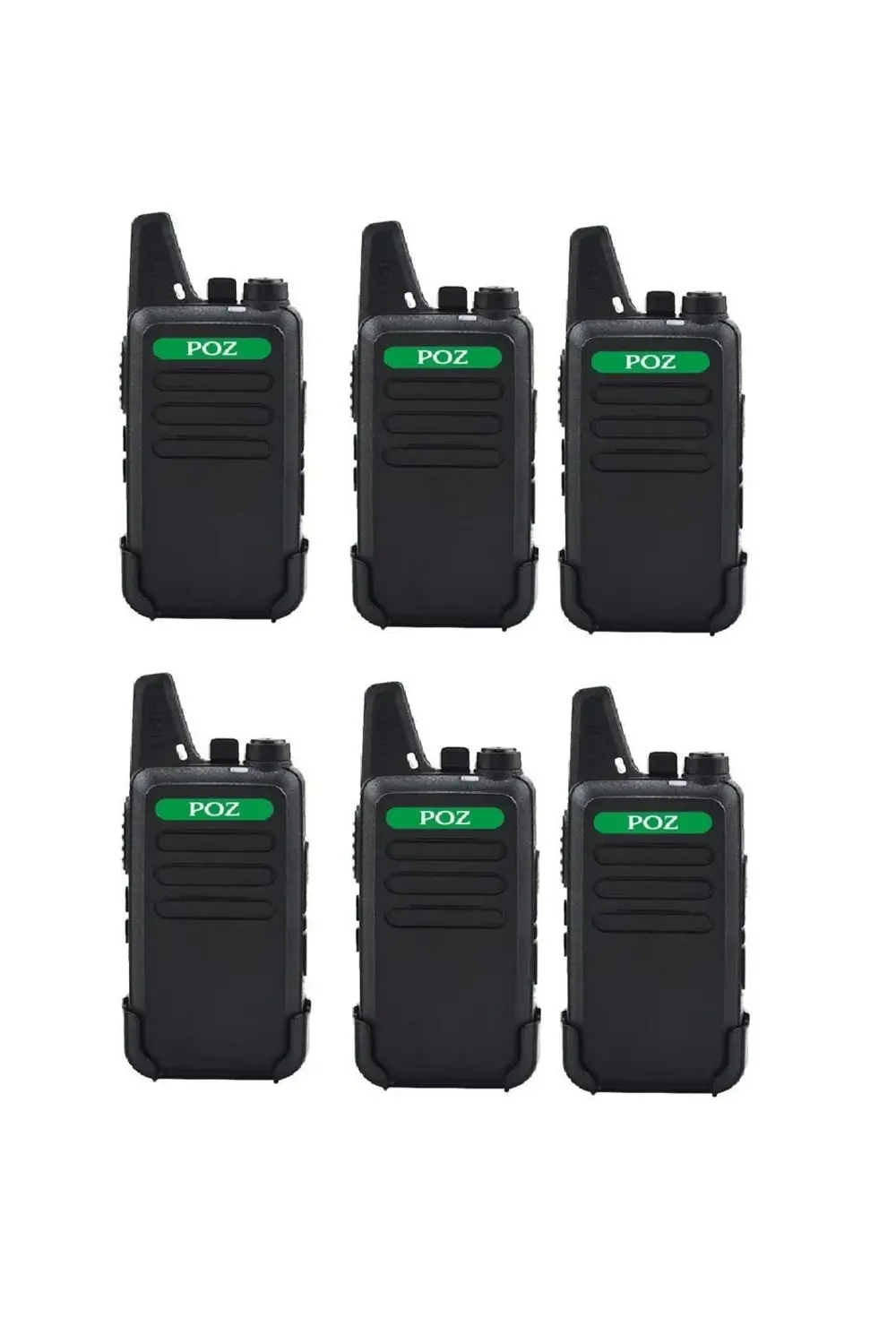 6 ADET Pmr 446 TYPE-C SARJ El Telsizi Wln Kulaklık Telsiz Tam Tak