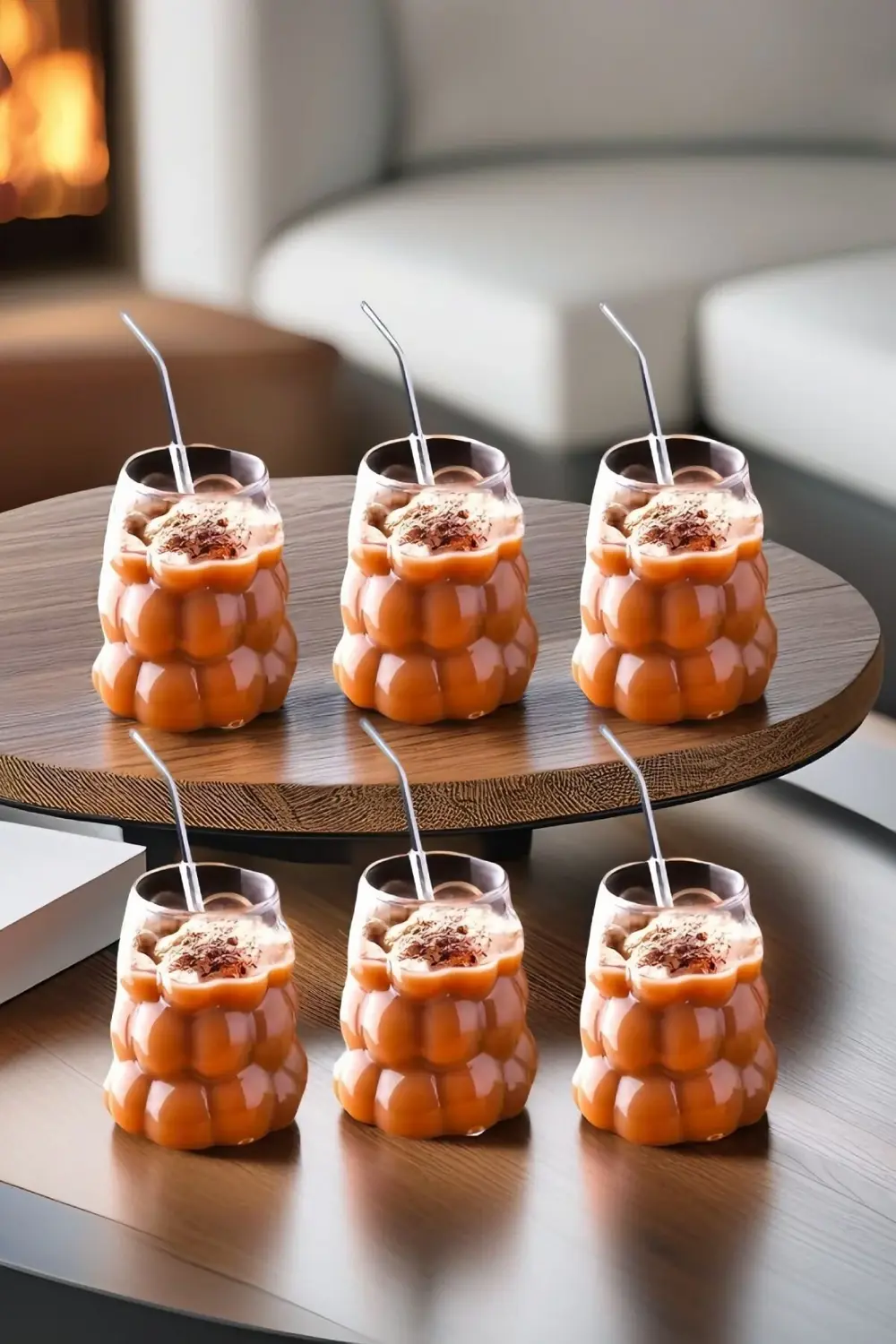 6 Adet Üzüm Model Borosilikat Kokteyl Soğuk Sıcak Kahve Meşrubat