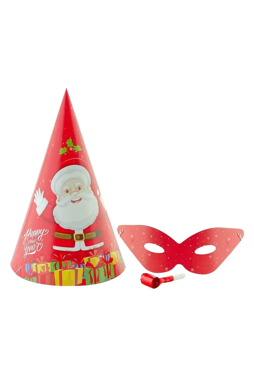 6 Adet Yılbaşı Kotyon 3 Parça Set