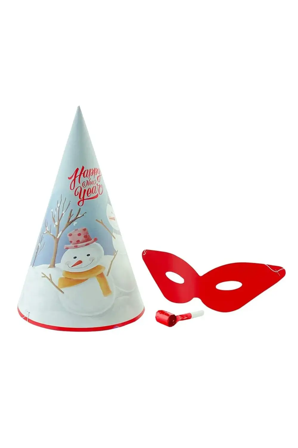 6 Adet Yılbaşı Kotyon 3 Parça Set