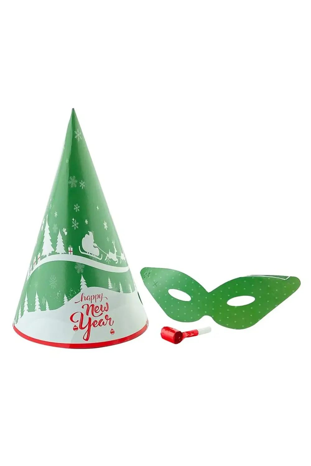 6 Adet Yılbaşı Kotyon 3 Parça Set