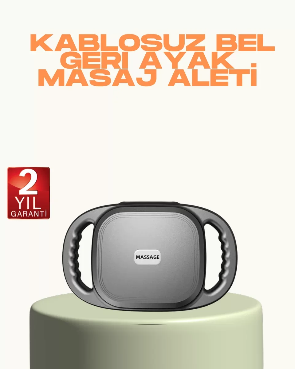 6 Başlık Şarjlı Masaj Tabancası - Kas Ağrılarını Gideren Güçlü ve Ergonomik Masaj Cihazı