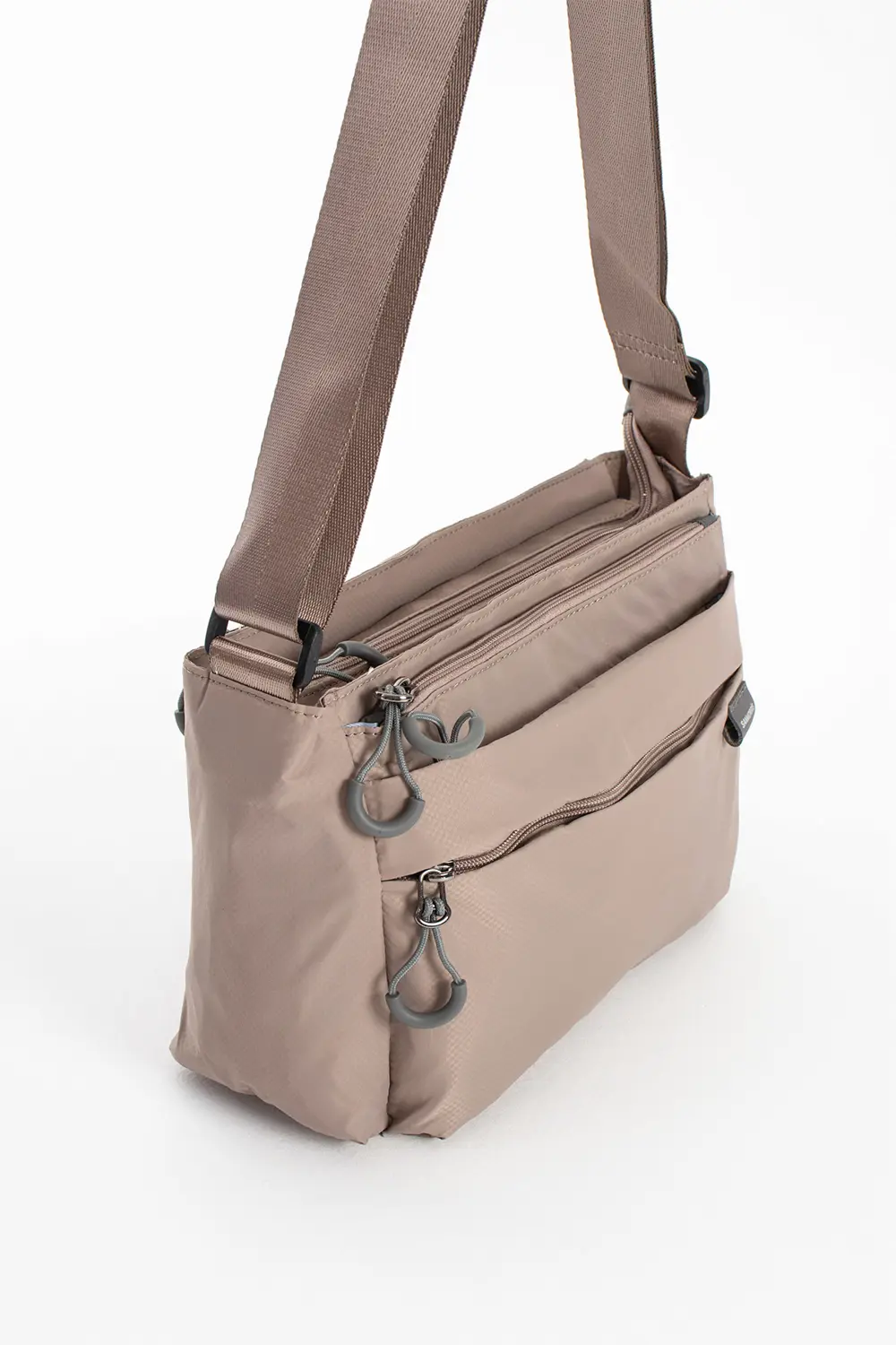 6 Bölmeli Orta Boy Suya Dayanıklı Paraşüt Kumaş Çapraz Askılı Omu