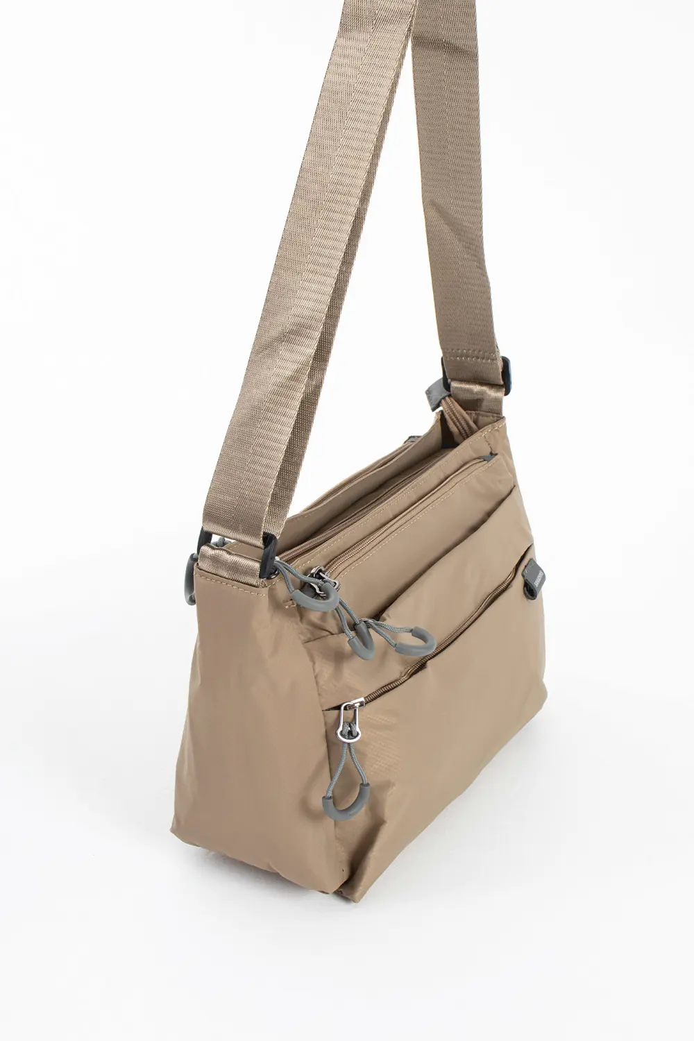 6 Bölmeli Orta Boy Suya Dayanıklı Paraşüt Kumaş Çapraz Askılı Omu