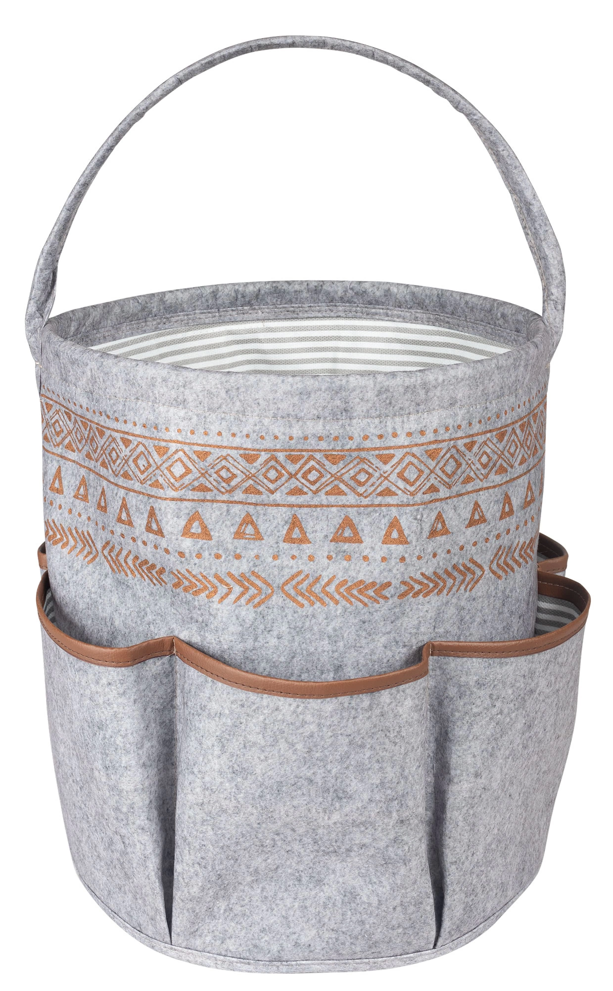 6 Cepli Deri Şeritli Yuvarlak Çok Amaçlı Düzenleyici Organizer Ku