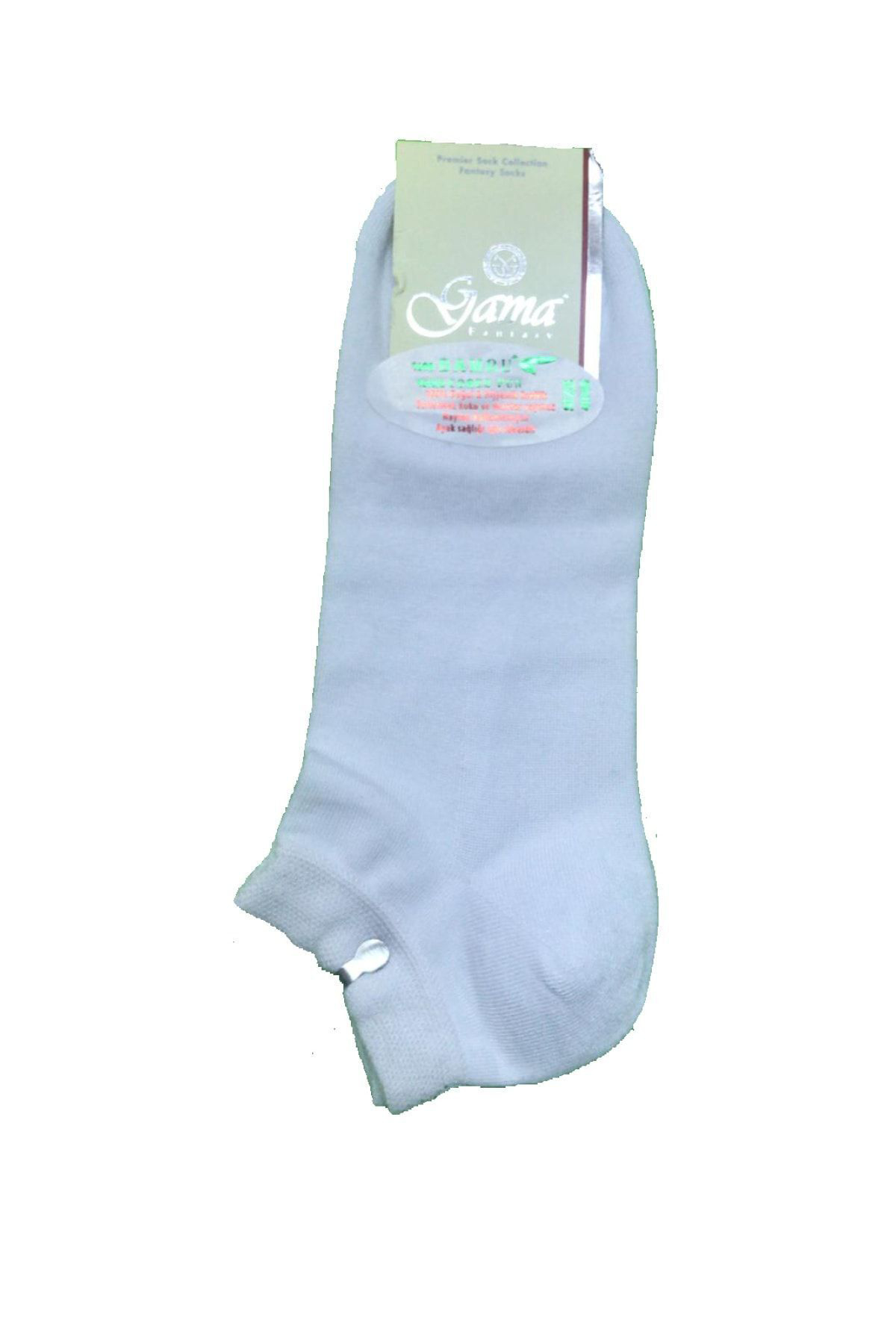 6 Çift Siyah Renk Bambu Patik Çorap