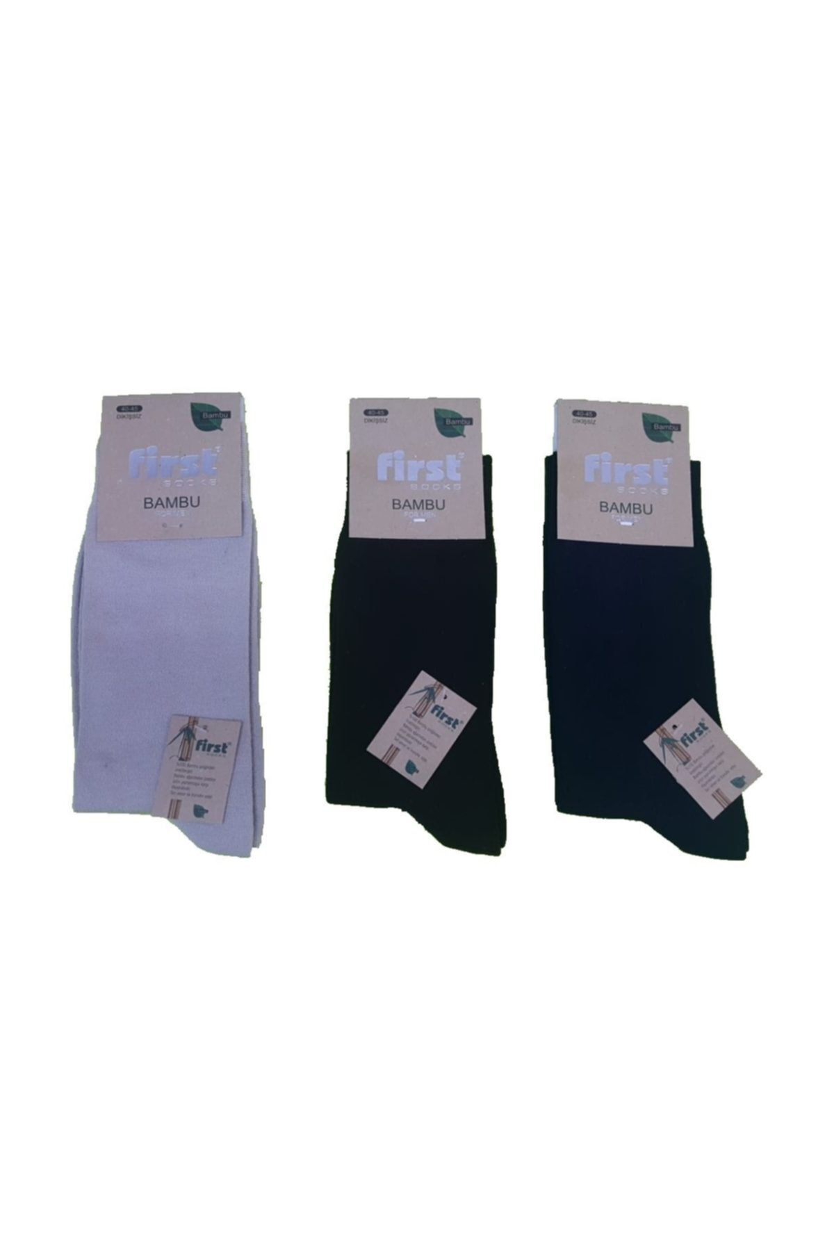 6 Çift Karışık Renk Dikişsiz Bambu Çorap