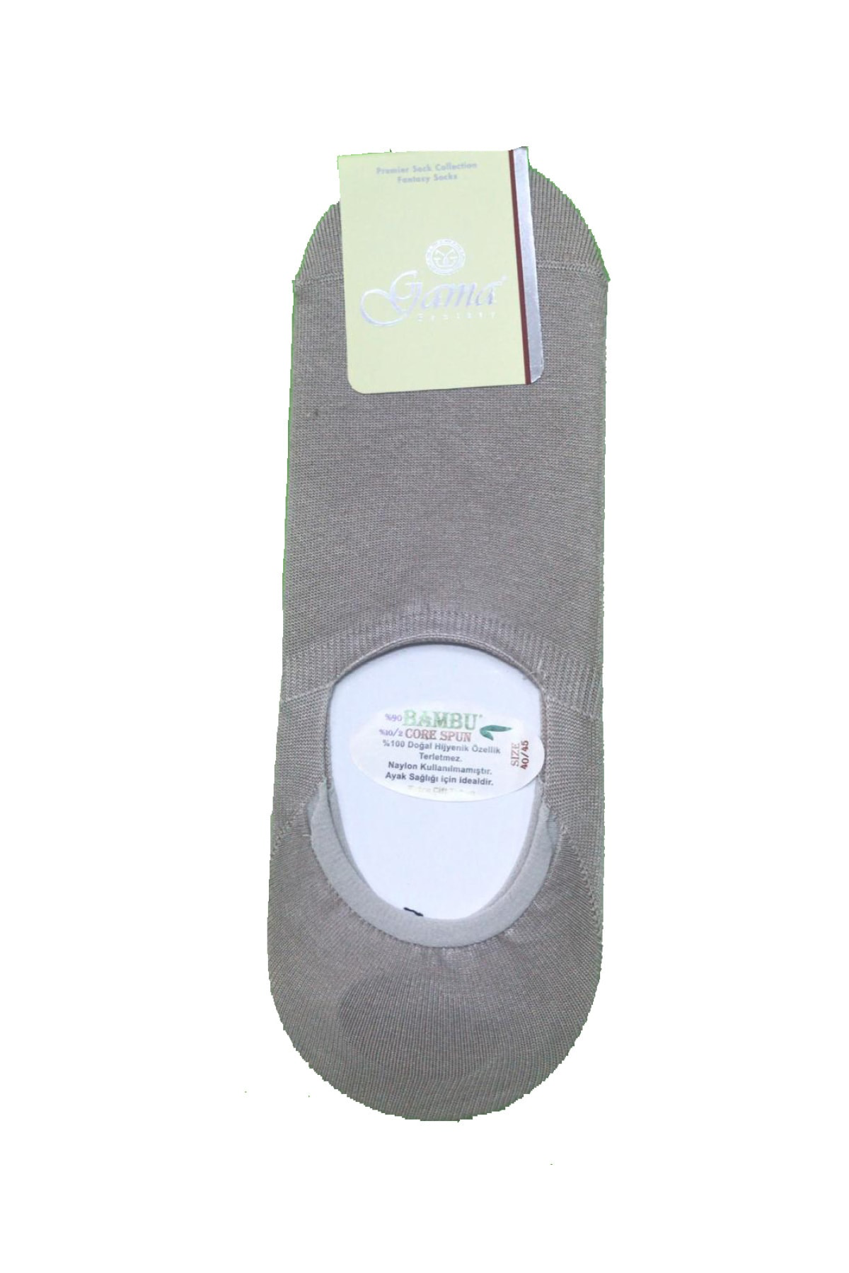 6 Çift Karışık Renk Slikonlu Dikişsiz Bambu Erkek Babet Çorap ( S